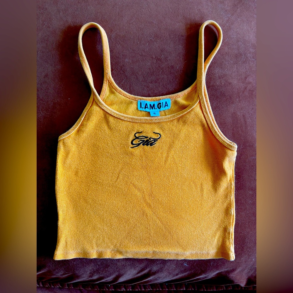 I.AM.GIA orange Tank Top - S